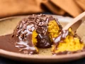 Bolo Mini-Vulco de Cenoura - Com Brigadeiro Belga